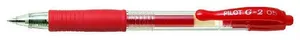 G-2 zselés toll, piros, 0,32mm, PILOT
