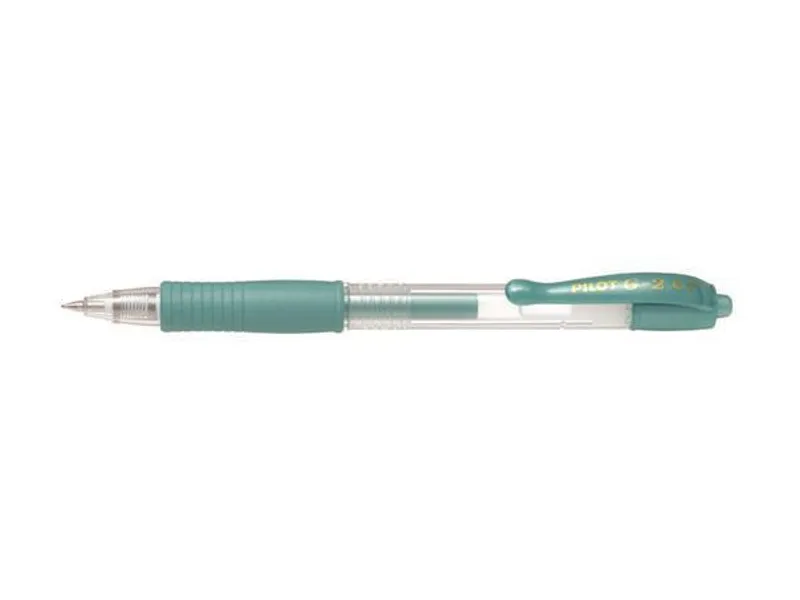 Termék főképe Gelové pero "G-2 Metallic", zelená, 0,32 mm, stiskací mechanismus, PILOT