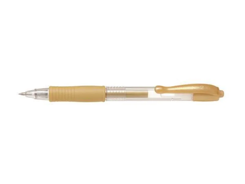 Termék főképe Gelové pero "G-2 Metallic", zlatá, 0,32 mm, stiskací mechanismus, PILOT