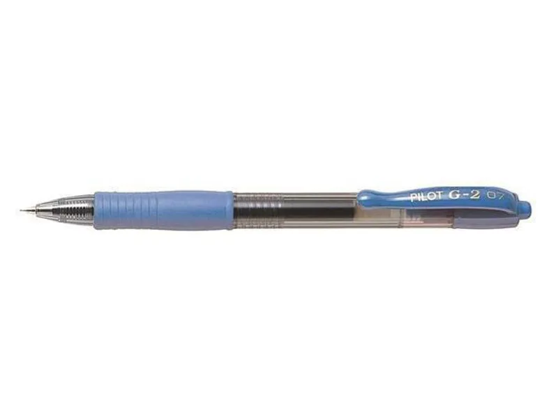 Termék főképe Gelové pero "G-2", nebeská modrá, 0,32 mm, stiskací mechanismus, PILOT