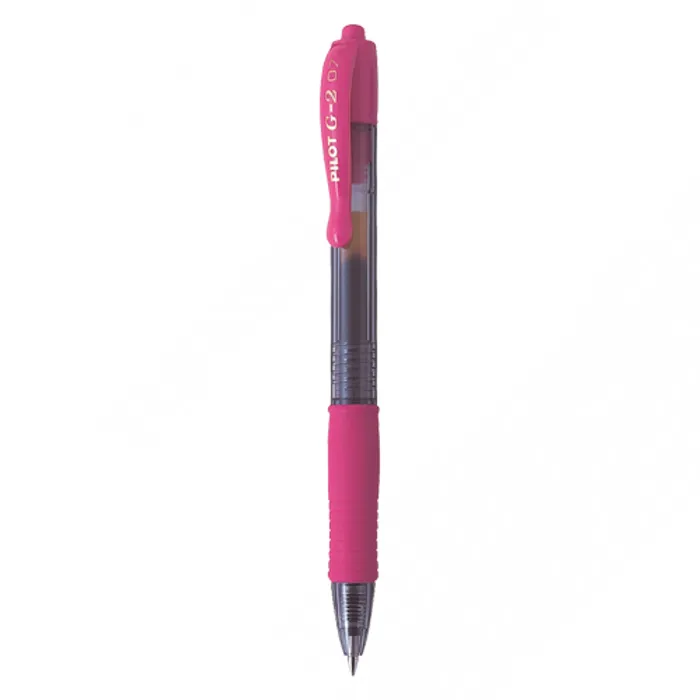 Termék főképe Gelové pero "G-2", růžová, 0,32 mm, stiskací mechanismus, PILOT