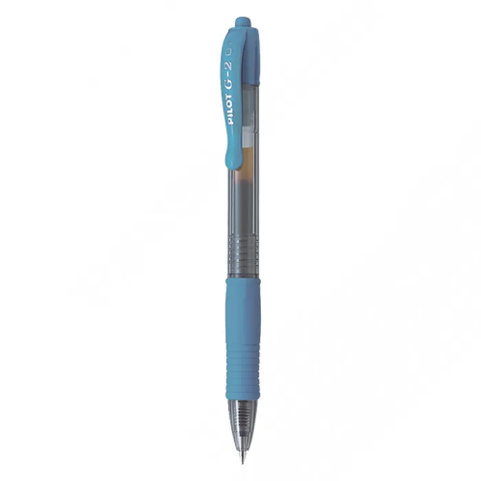 Termék főképe Gelové pero "G-2", světle modrá, 0,32 mm, stiskací mechanismus, PILOT
