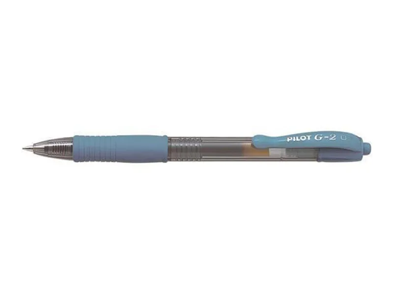 Termék főképe Gelové pero "G-2", světle modrá, 0,32 mm, stiskací mechanismus, PILOT