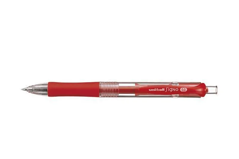 Termék főképe Gelové pero "UM-152", červená, 0,3mm, stiskací mechanismus, UNI