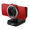Következő termékkép Genius Full HD webkamera ECam 8000, 1920x1080, USB 2.0, piros, Windows 7 és újabb, TELJES