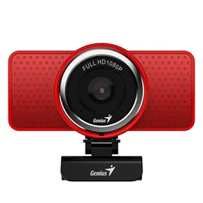 Genius Full HD webkamera ECam 8000, 1920x1080, USB 2.0, piros, Windows 7 és újabb, TELJES
