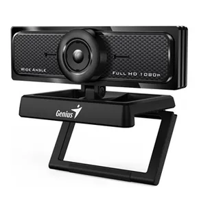 Genius Full HD webkamera F100 V2, 1920x1080, USB 2.0, fekete, Windows 7 és újabb, FULL HD r