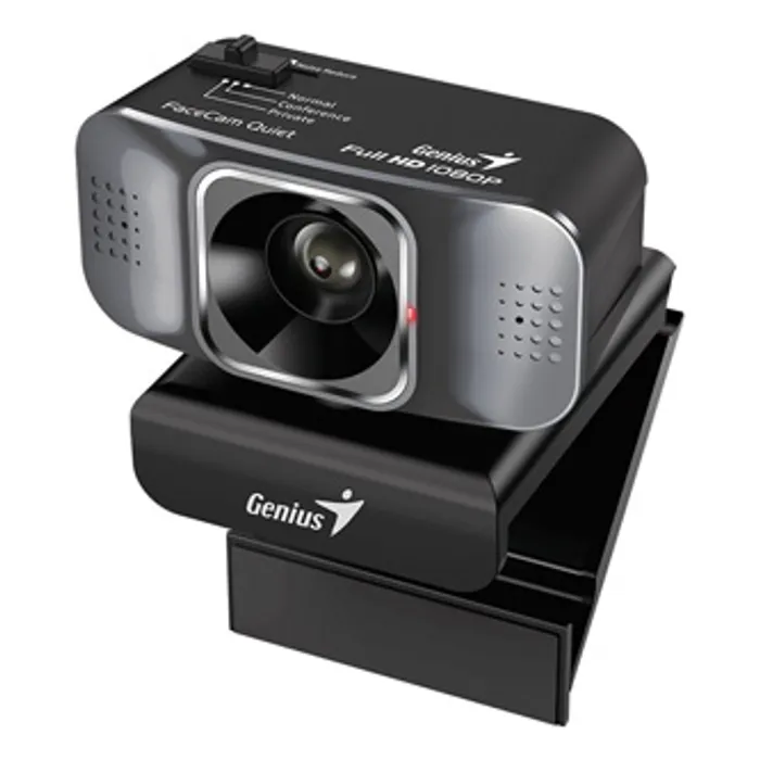 Termék főképe Genius Full HD Webkamera FaceCam Quiet, 1920x1080, USB 2.0, černá, Windows 7 a vyšší, FUL