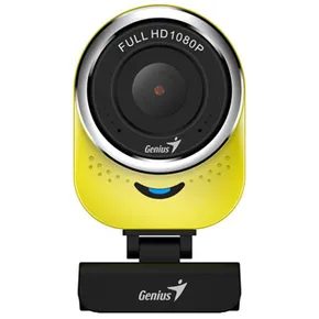 Genius Full HD webkamera QCam 6000, 1920x1080, USB 2.0, sárga, Windows 7 és újabb, FULL HD