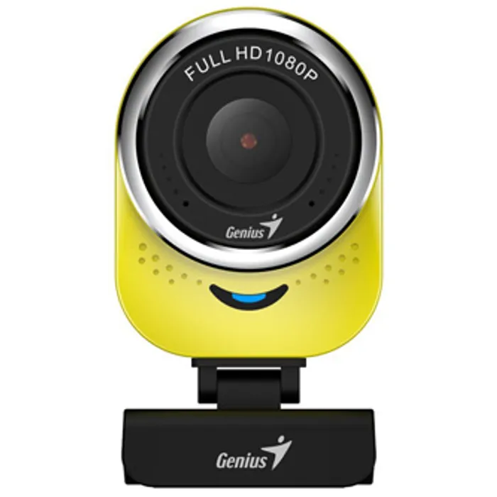 Termék főképe Genius Full HD Webkamera QCam 6000, 1920x1080, USB 2.0, žlutá, Windows 7 a vyšší, FULL HD