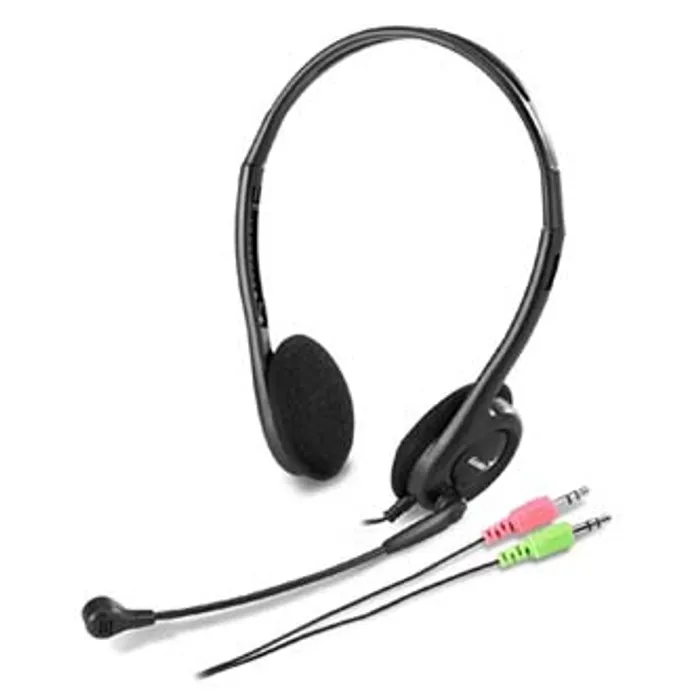 Termék főképe Genius HS-200C, sluchátka s mikrofonem, černá, 2x 3.5 mm jack