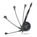 Következő termékkép Genius HS-200C, fejhallgató mikrofonnal, fekete, 2x 3,5 mm-es jack