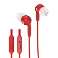 Genius HS-M320, fejhallgató, hangerőszabályzó nélkül, piros, dugós típusú 3,5 mm-es jack