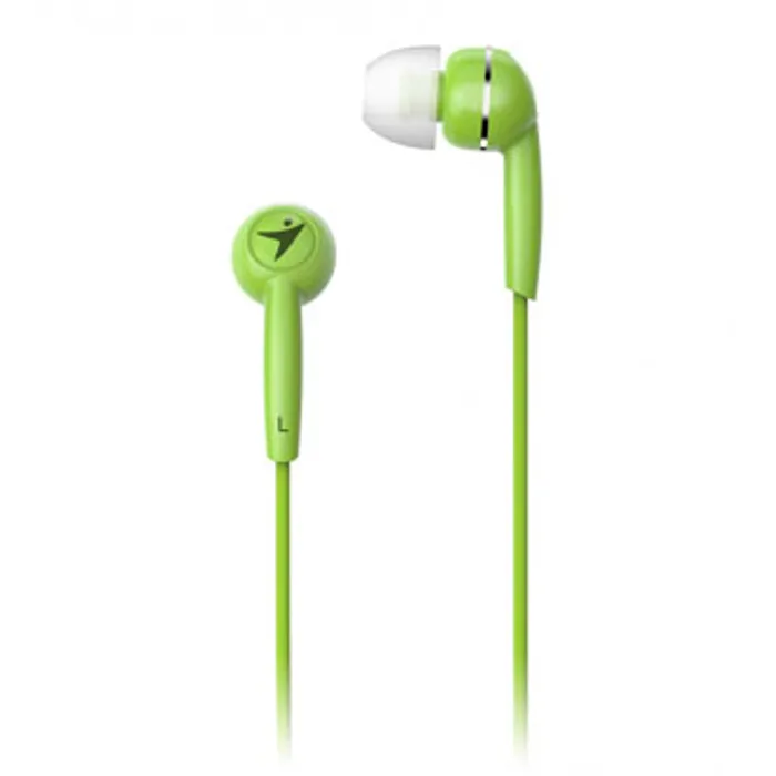 Termék főképe Genius HS-M320, sluchátka, bez ovládání hlasitosti, zelené, špuntová typ 3.5 mm jack