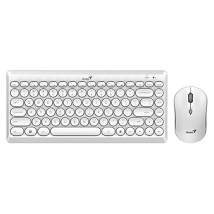 Termék főképe Genius LuxeMate Q8000, sada klávesnice s bezdrátovou optickou myší, 4x AAA, CZ/SK, klasic