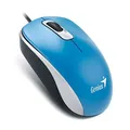 Genius Mouse DX-110, 1000DPI, optikai, 3 tl., 1 kerék, vezetékes USB, kék, standard, uni