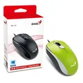 Következő termékkép Genius Mouse DX-110, 1000DPI, optikai, 3 tl., 1 kerék, vezetékes USB, zöld