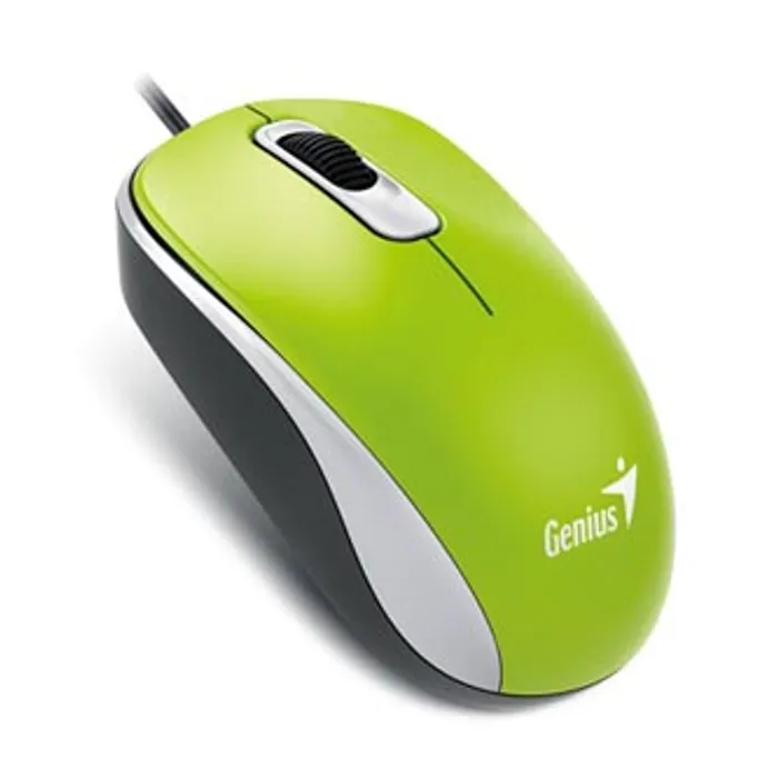 Termék főképe Genius Myš DX-110, 1000DPI, optická, 3tl., 1 kolečko, drátová USB, zelená