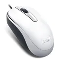 Genius Mouse DX-120, 1200DPI, optikai, 3 tl., 1 kerék, vezetékes USB, fehér, standard, univ