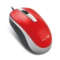 Genius Mouse DX-120, 1200DPI, optikai, 3 tl., 1 kerék, vezetékes USB, piros, normál, u