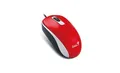 Genius Mouse DX-120, 1200DPI, optikai, 3 tl., 1 kerék, vezetékes USB, piros, normál, u