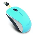 Genius Mouse NX-7000, 1200 DPI, 2,4 [GHz], optikai, 3 tl., 1 kerék, vezeték nélküli, kék, kék