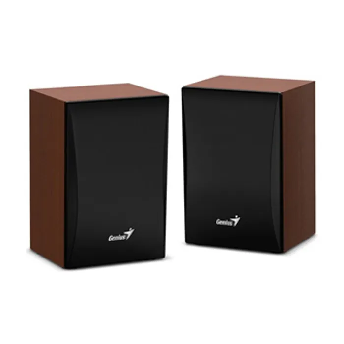 Termék főképe Genius reproduktory SP-HF380 BT, 2.0, 3W, hnědo-černé, regulace hlasitosti, BT, dřevěné,