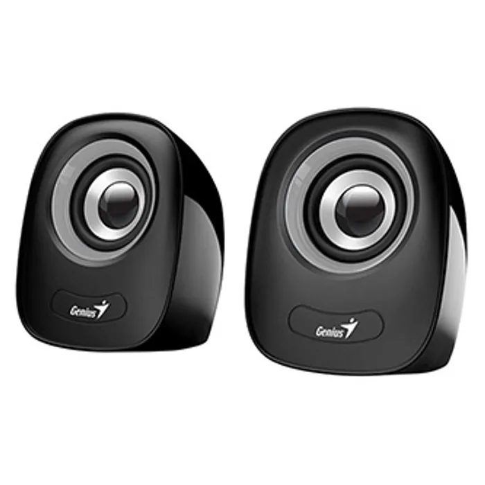 Termék főképe Genius reproduktory SP-Q160, 2.0, 6W, černošedé, regulace hlasitosti, stolní, 3,5 mm jack