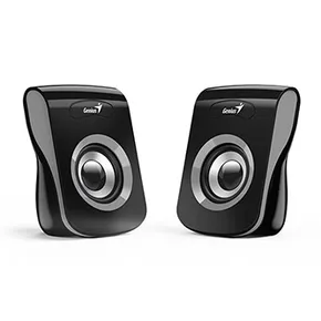 Genius hangszórók SP-Q180, 2.0, 6W, fekete és szürke, hangerőszabályzó, asztali, 150Hz-20kHz