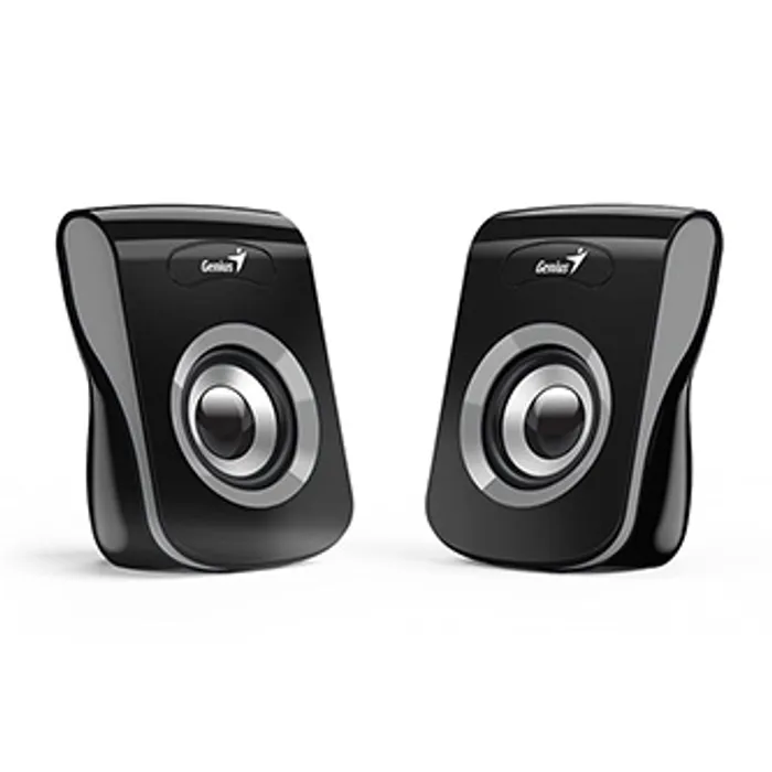 Termék főképe Genius reproduktory SP-Q180, 2.0, 6W, černošedé, regulace hlasitosti, stolní, 150Hz-20kHz