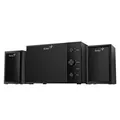 Következő termékkép Genius hangszórók SW-2.1 350, 2.1, 15W, fekete, vezérlőpanel, mély- és magashang-szabályzó, 3