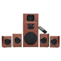 Következő termékkép Genius hangszórók SW-HF 5.1 4600 v2, 5.1, 120W, barna, távirányító, házimozi, 3