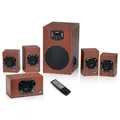 Genius hangszórók SW-HF 5.1 4800 v2, 5.1, 125W, barna, távirányító, házimozi, 3
