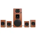 Genius hangszórók SW-HF 5.1 4800 v2, 5.1, 125W, barna, távirányító, házimozi, 3