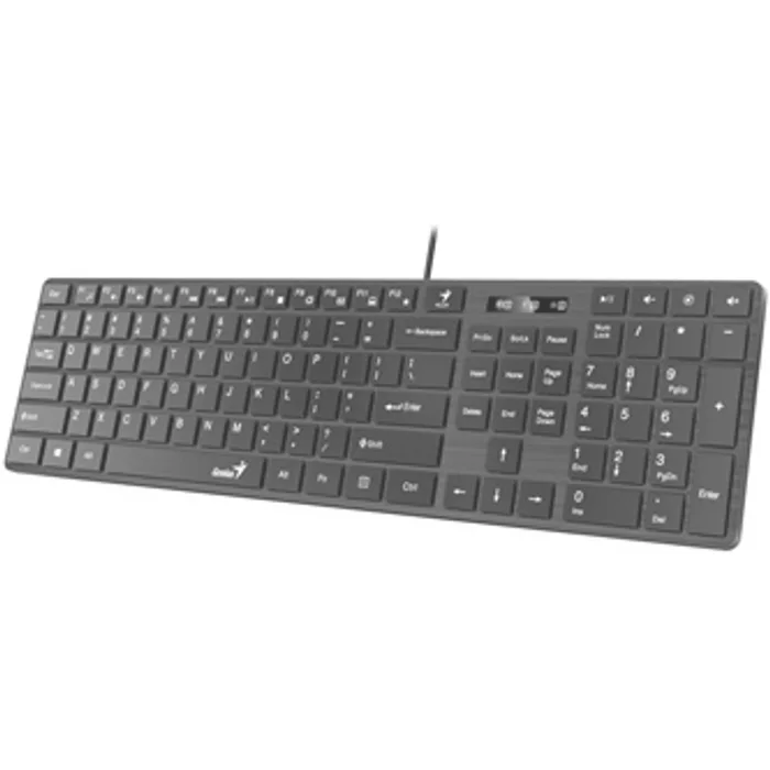 Termék főképe Genius SlimStar 126, CZ/SK, klasická, tenká typ drátová (USB), černá, ne