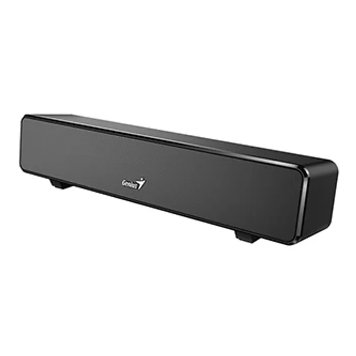 Termék főképe Genius SoundBar 100, 2.0, 6W, černý, regulace hlasitosti, stolní, 3,5 mm jack (USB), 110H