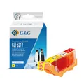 G&G kompatibilis tinta, CLI521Y, sárga, 8,4 ml, NP-C-0521Y, 2936B001, Canon iP3600, iP