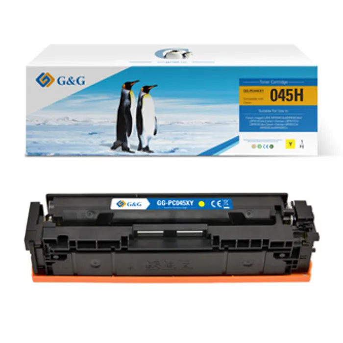 Termék főképe G&G kompatibilní toner s 045H, yellow, NT-PC045XY, pro Canon MF634Cdw, MF632Cdw, LBP612Cd