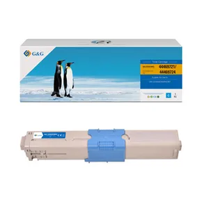 G&G kompatibilis toner, 44469724, cián, 5000 oldal, NT-COC510FC, OKI C510, 530, N