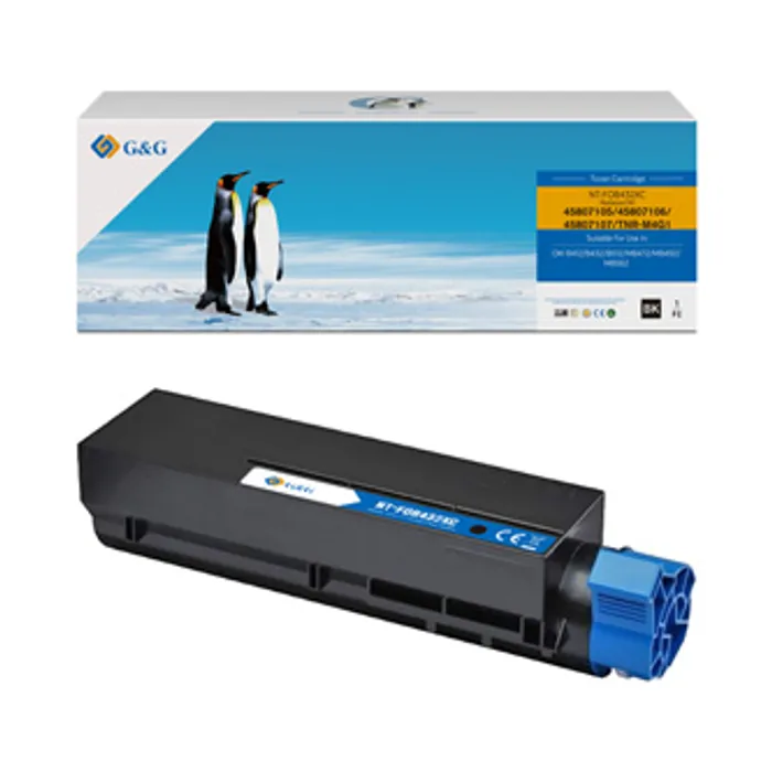 Termék főképe G&G kompatibilní toner s 45807106, black, 7000str., NT-FOB432XC, pro OKI B412, B432, B512