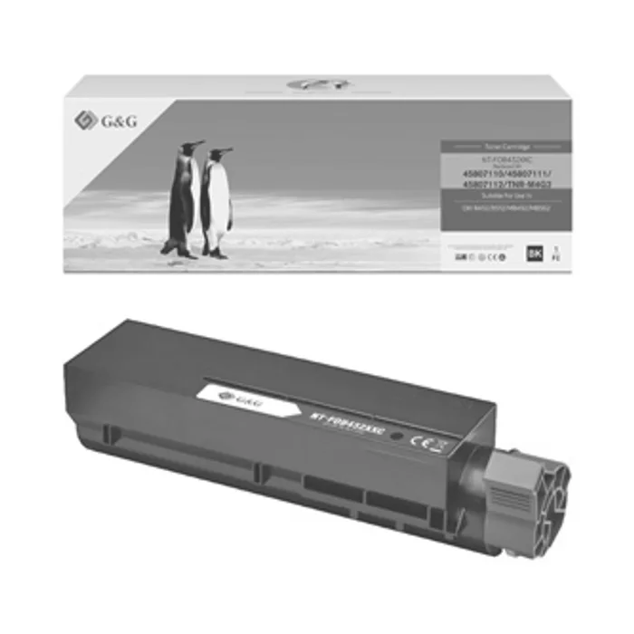 Termék főképe G&G kompatibilní toner s 45807111, black, 12000str., NT-FOB432XXC, pro OKI B432, B512, MB