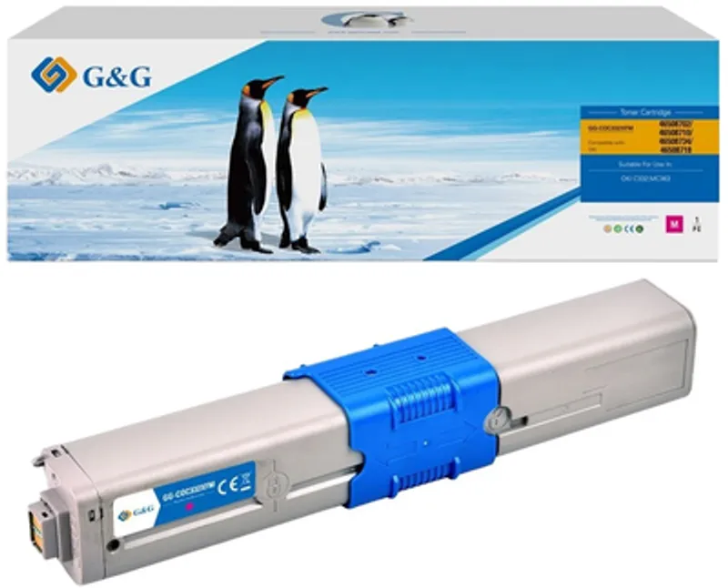 Termék főképe G&G kompatibilní toner s 46508710, magenta, 3000str., NT-COC332XFM, pro OKI C332, MC363,