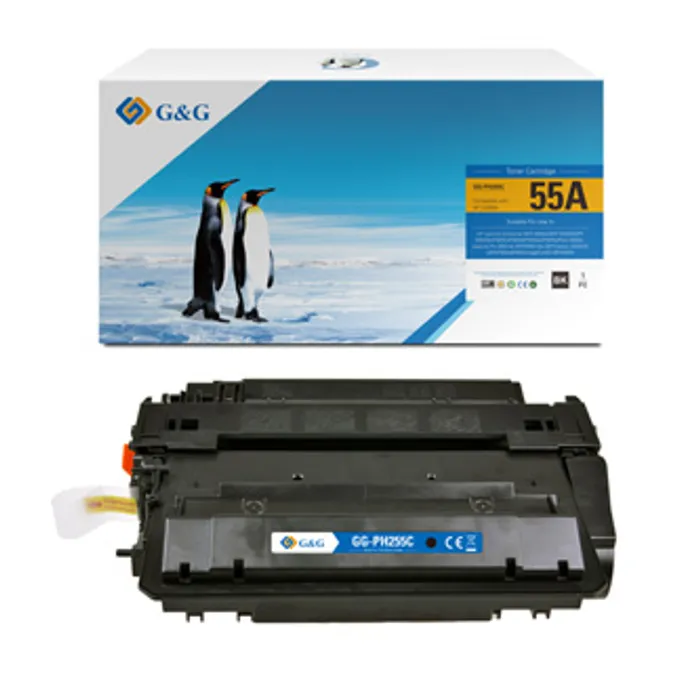 Termék főképe G&G kompatibilní toner s CE255A, black, NT-PH255C, pro HP LaserJet Enterprise MFP M525c/M