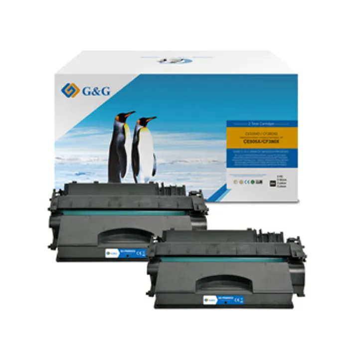 Termék főképe G&G kompatibilní toner s CE505X, black, NT-PH505XCU, pro HP LaserJet P2055d/P2055dn/P2055