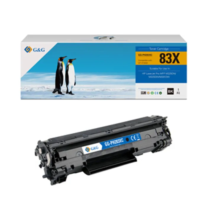 Termék főképe G&G kompatibilní toner s CF283X, black, 2200str., NT-PH283XCU, pro HP LaserJet Pro M201,