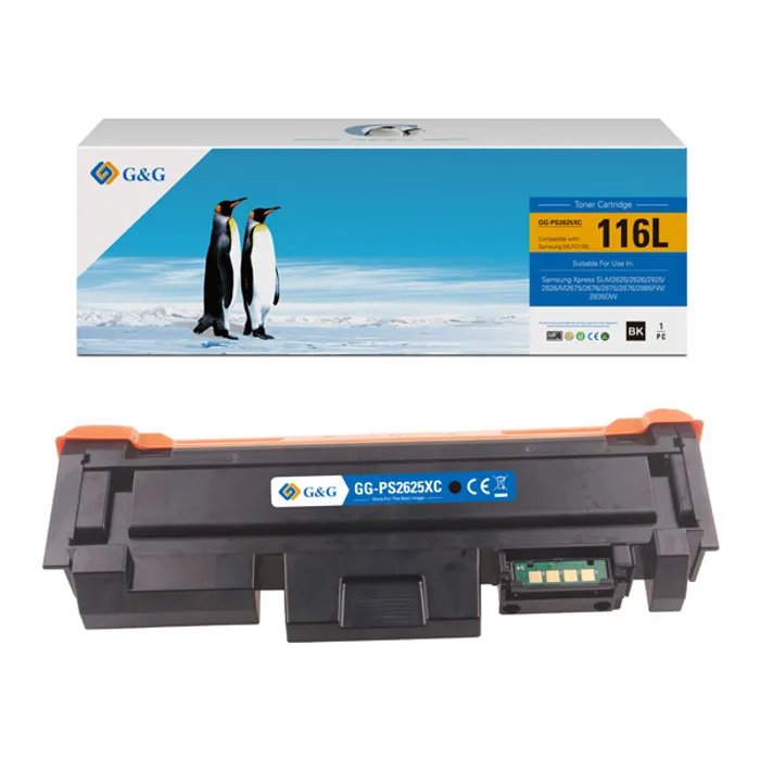 Termék főképe G&G kompatibilní toner s MLT-D116L, black, 3000str., NT-PS2625XC, pro Samsung SL-M2825DW,