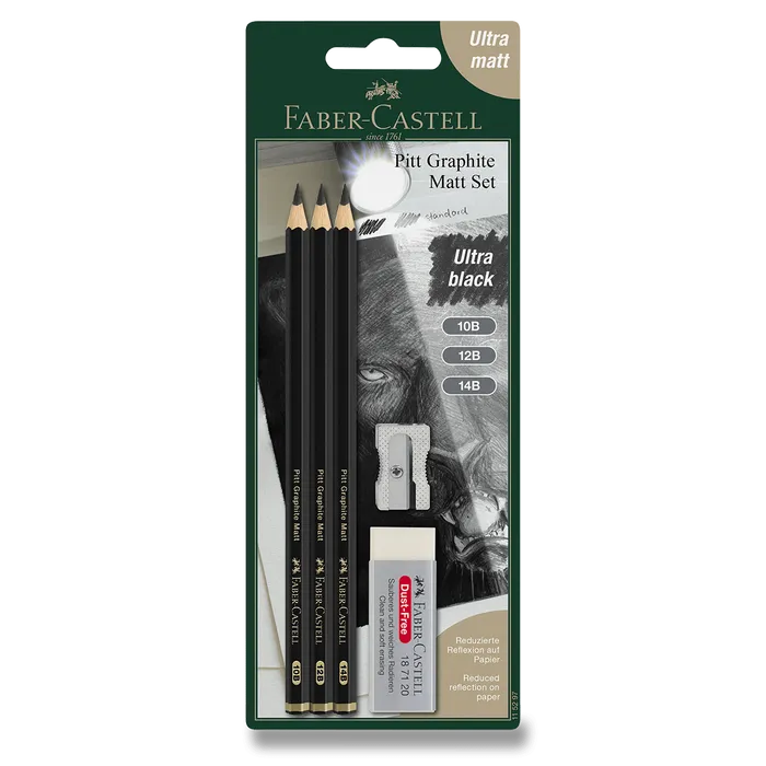 Termék főképe Grafické tužky Faber-Castell Pitt Graphite Matt blistr, různé tvrdosti