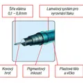Következő termékkép Rotring Tikky Graphic 0,2 mm grafikus toló