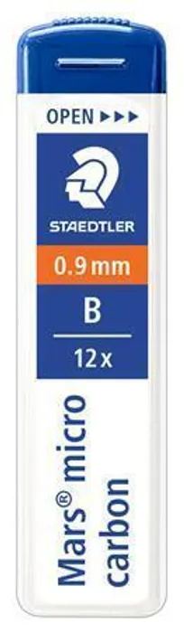 Termék főképe Grafitová tuha do mikrotužky "Mars Micro", B, 0,9mm, STAEDTLER
