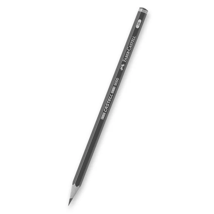Termék főképe Grafitová tužka Castell 9000, 2B, Faber-Castell 119002
